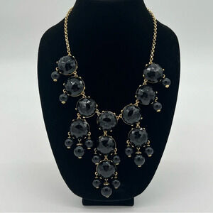 J.‎ Crew Large Elegant Black Statement Necklace